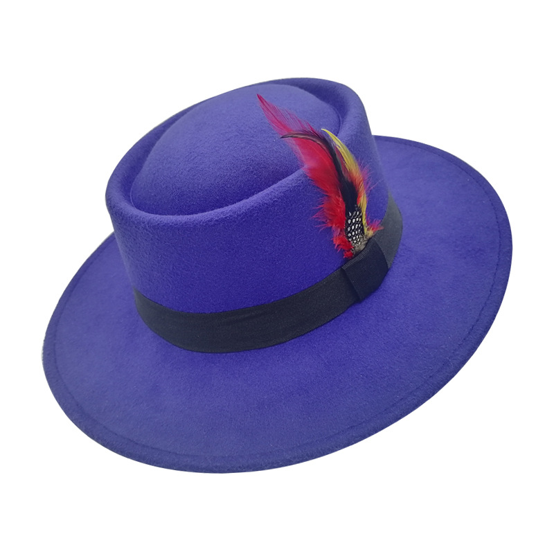 Boris Woolen Hat-Blue