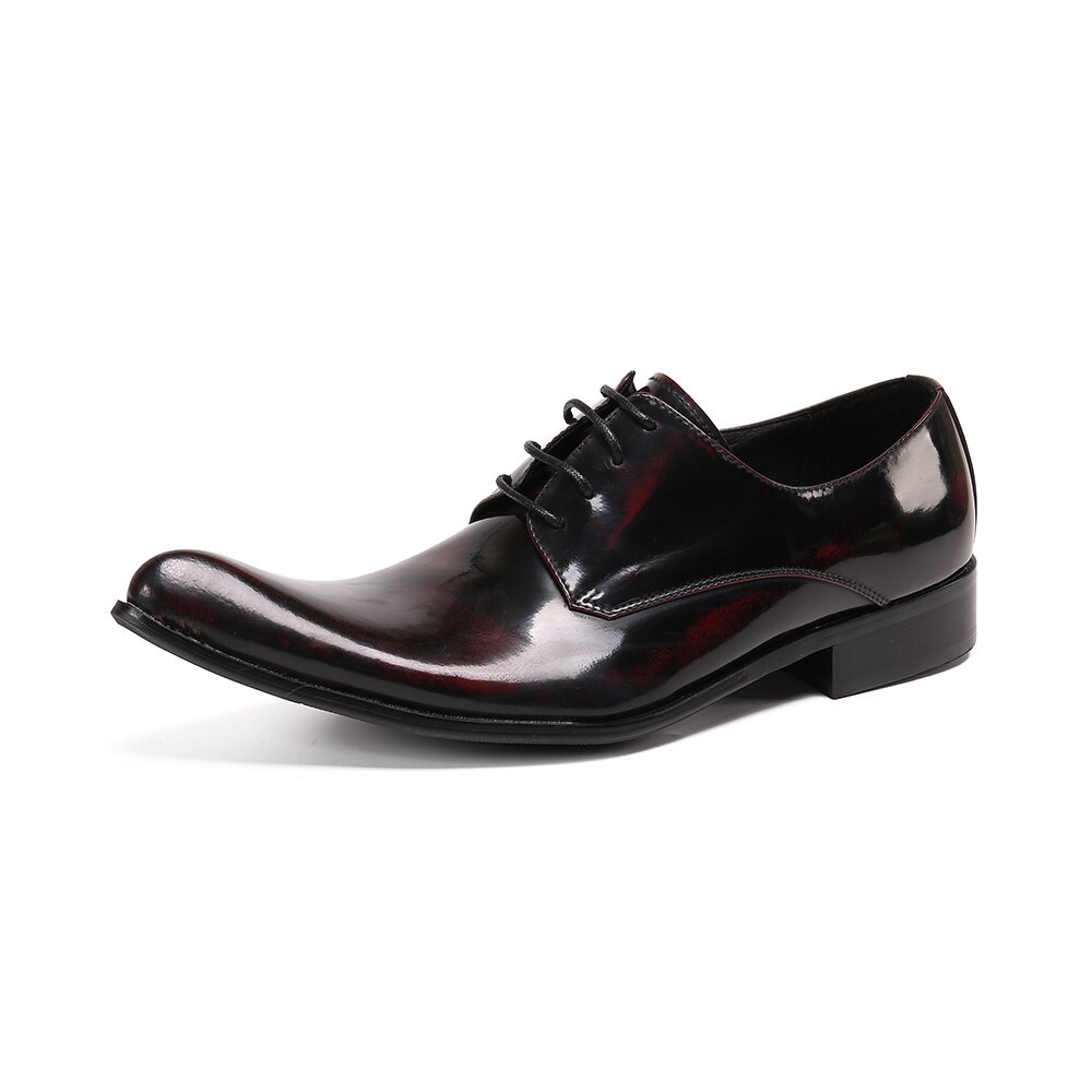 GOOSHOE Pointed Toe Men Dress Shoes Loafers Shoes Men's Shoe