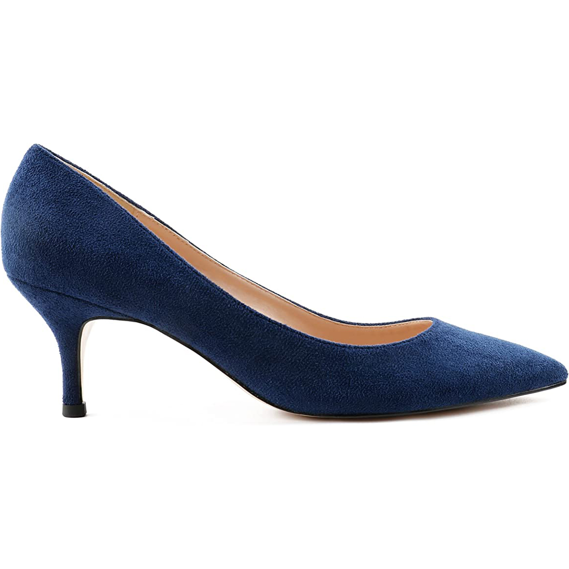 2.36" Kitten Heels Pumps Summer Daily Suede Shoes-MERUMOTE