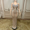 GOOSHOE Custom Dresses Halter Chic Evening Dress Rhinestone Birthday Dresses Women For Party
