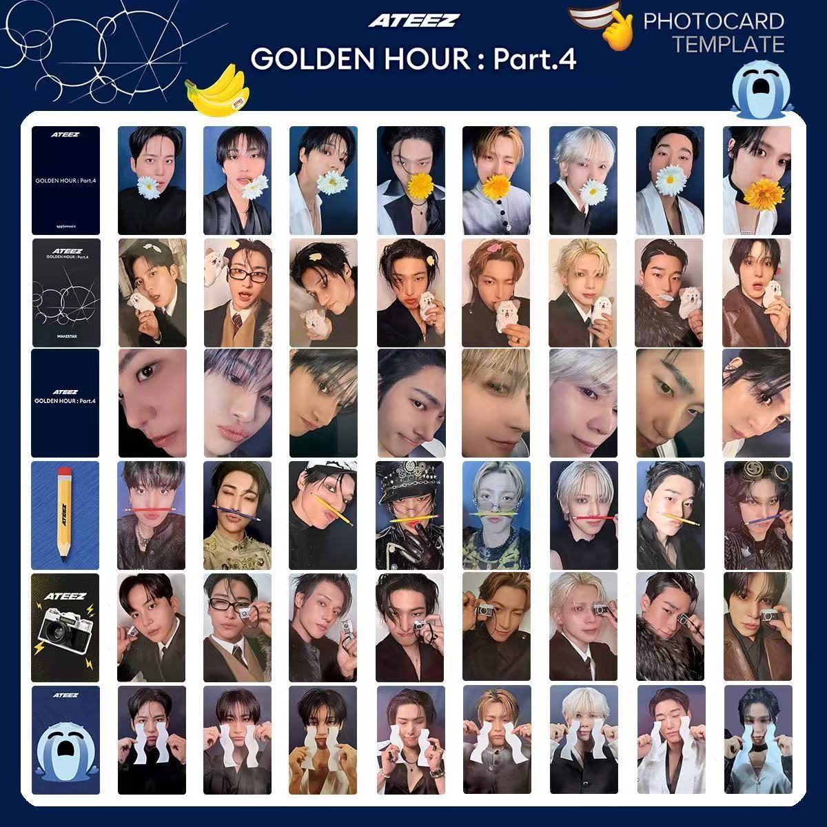Ateez Golden Hour Part 4 Album Card