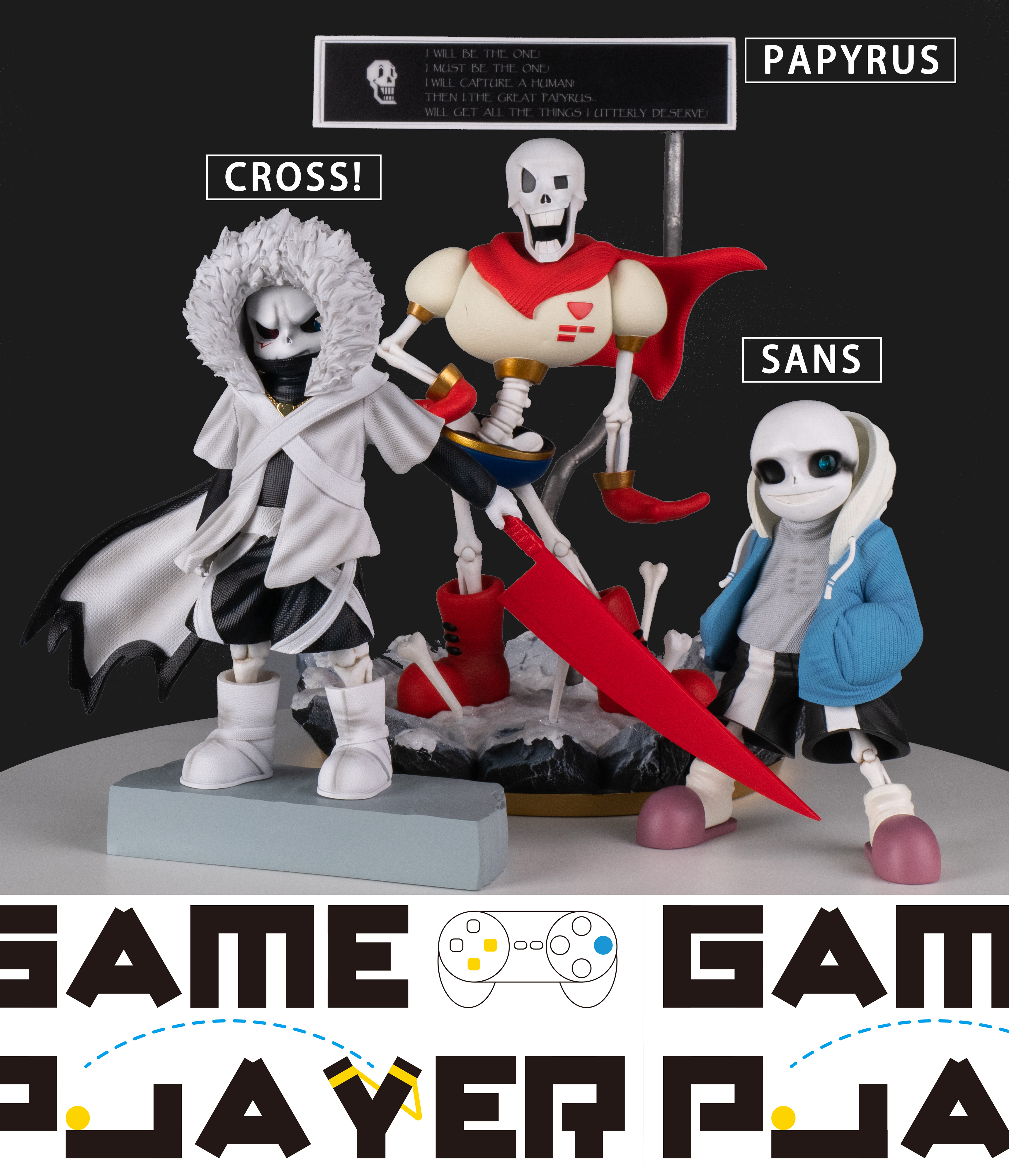 GamePlayer Studio - Undertale - Cross SANS with LED Statue (GK)
