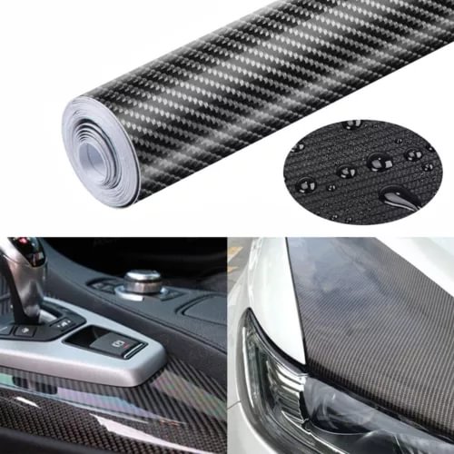 Dronehint Parts Rollo de vinilo de fibra de carbono 5D, For exterior, calificado 12"x60" (For: Acura) Parts