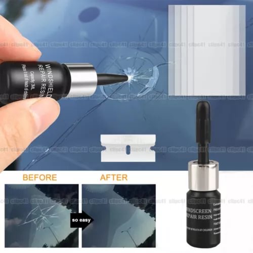 Dronehint Car Accessories Glass Repair Fluid Car Parts Windshield Resin Crack Repair Tool (For: Acura) Parts