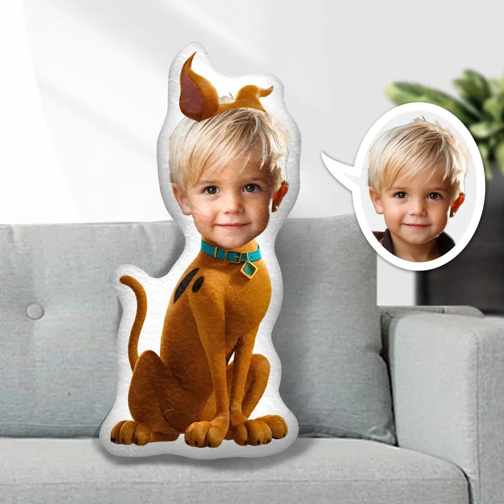 Custom Photo Face Pillow Toy Dog Doll Face Pillow, Face Picture Pillow Doll Face Body Pillow Personalized Doll Doll Plush