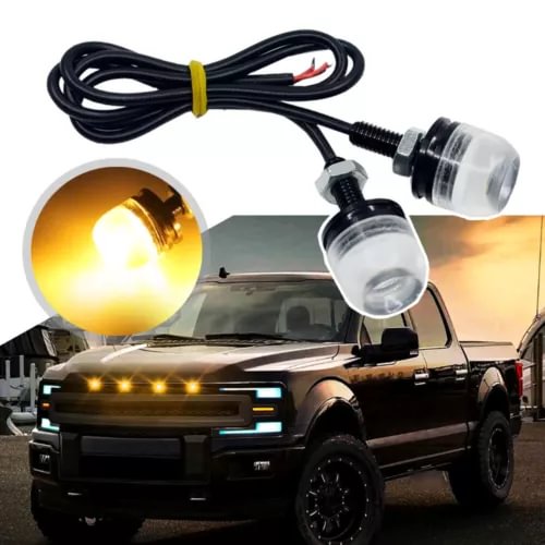 Dronehint Motorcycle Parts SMD LED License Plate Tail Light Bolt Screw Turn Signal Lights (For: Acura) Parts