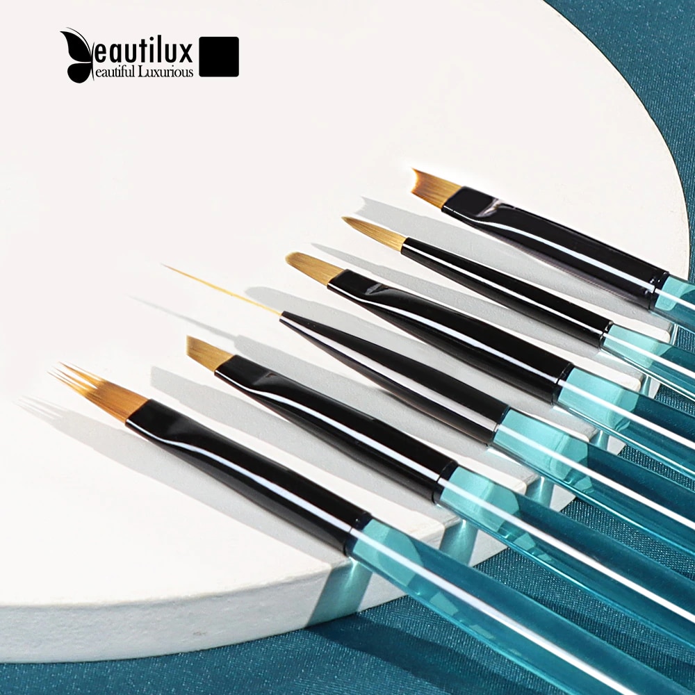 Blue Crystal Nail Brush |12 Styles