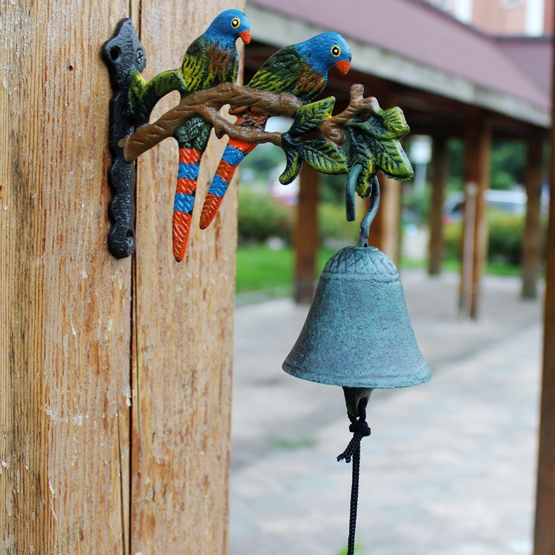 Vintage/classic cast iron wall mounted door bells