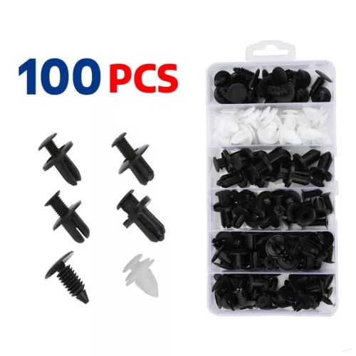 Dronehint Assortments Push Pin Retainer Car Parts Body Bumper Clip Rivet Trim Molding Kit (For: Acura) Parts