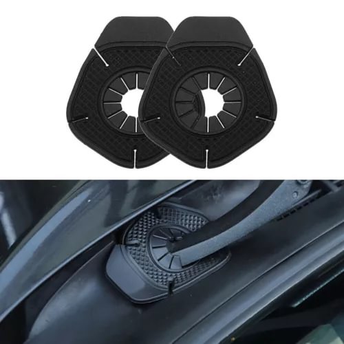 Dronehint 2Pcs Silicone Car Parts Front Windshield Wiper Hole Protector Cover Accessories (For: Acura) Parts