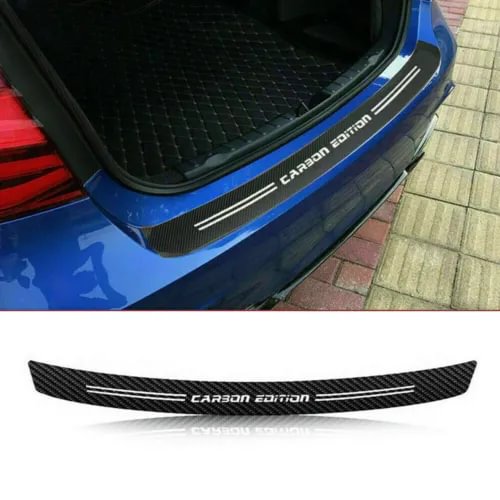 Dronehint 1pc 100cm Car Vinyl Carbon Fiber Plate Trunk Pedal Rear Bumper Sticker Parts (For: Acura) Parts
