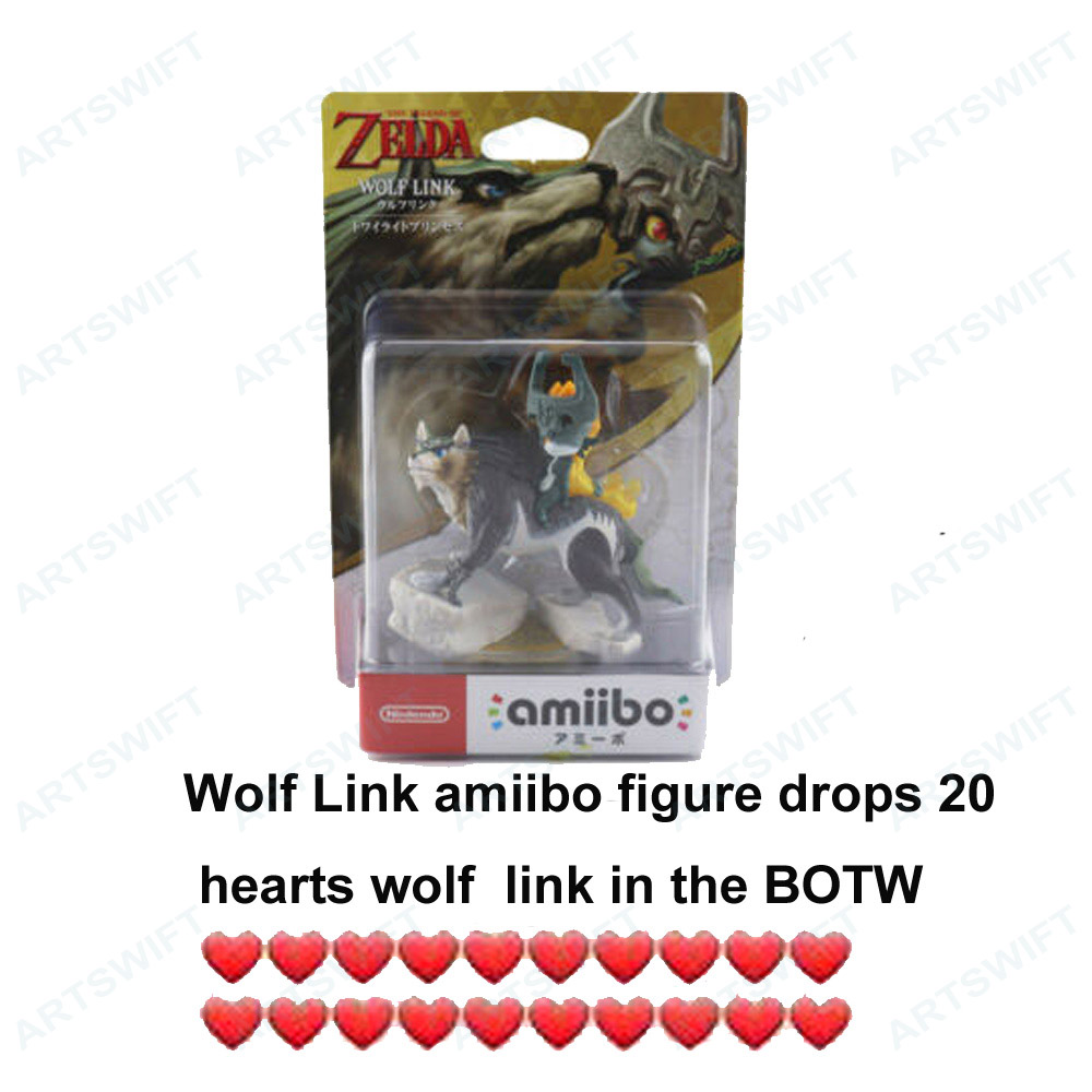 Nintendo Switch Amiibo 20 hearts Wolf Link Midna Twilight Princess