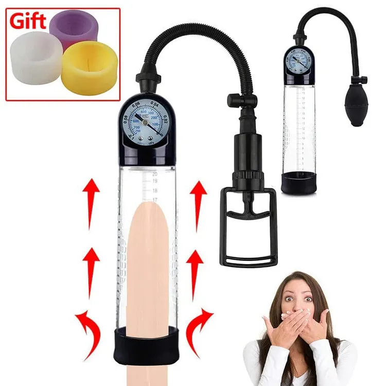 pornhint Pornhint Male Penis Pump Manual Penis Enlarger Sex Toys For Man Vacuum Pump Male Masturbation Penile Extender Trainer Adults Sex Products