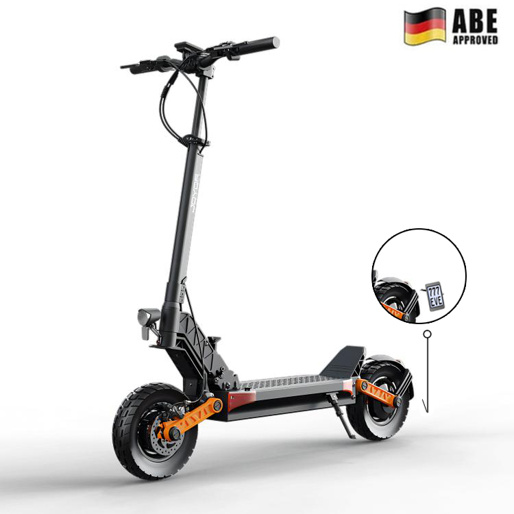 Joyor S5 Electric Scooter 500W Motor, Dual Suspension, Foldable Design, 10" Pneumatic Tires, 55km Range, ABE Certified