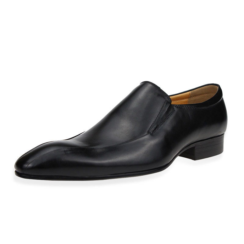 VCSHOES Men Formal Dress Shoe Genuine Leather Zapatos Social Shoes For Male Wedding Dress Sapato Loafer Oxford Pointed Toe Shoes