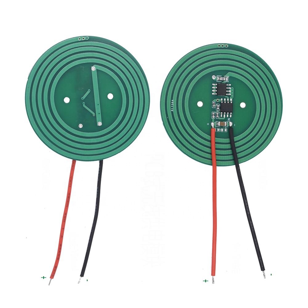 5V 800mA Wireless Charger Receiver PCB 5-23mm Long Inductive Charging Distance High Current Wireless Charging
