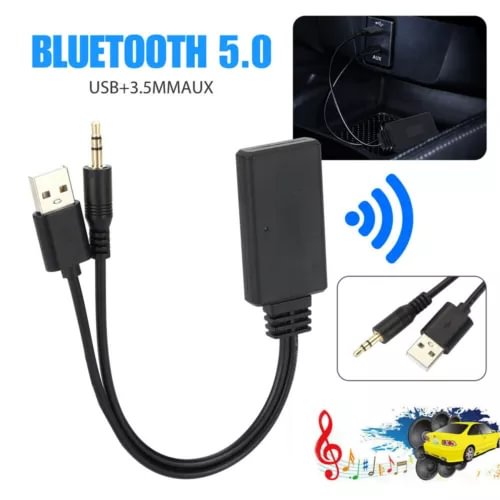 Dronehint Car Interior Parts Wireless Bluetooth AUX Audio Receiver Adapter Car Accessories (For: Acura) Parts