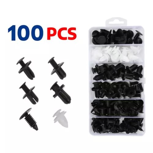 Dronehint Car Parts Body Bumper Rivet Kit Retainer Trim Molding Clip Assortments Push Pin (For: Acura) Parts