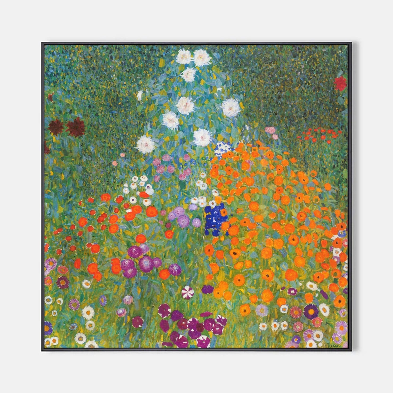 Arabelart Flower Garden by Gustav Klimt - Famous Art Reproduction