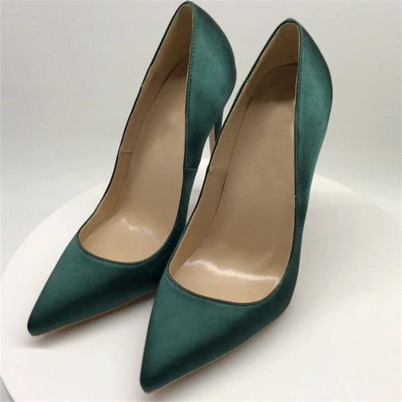 GOOSHOE Woman Pumps Womens 12cm High Heel Pointed Toe Shoes