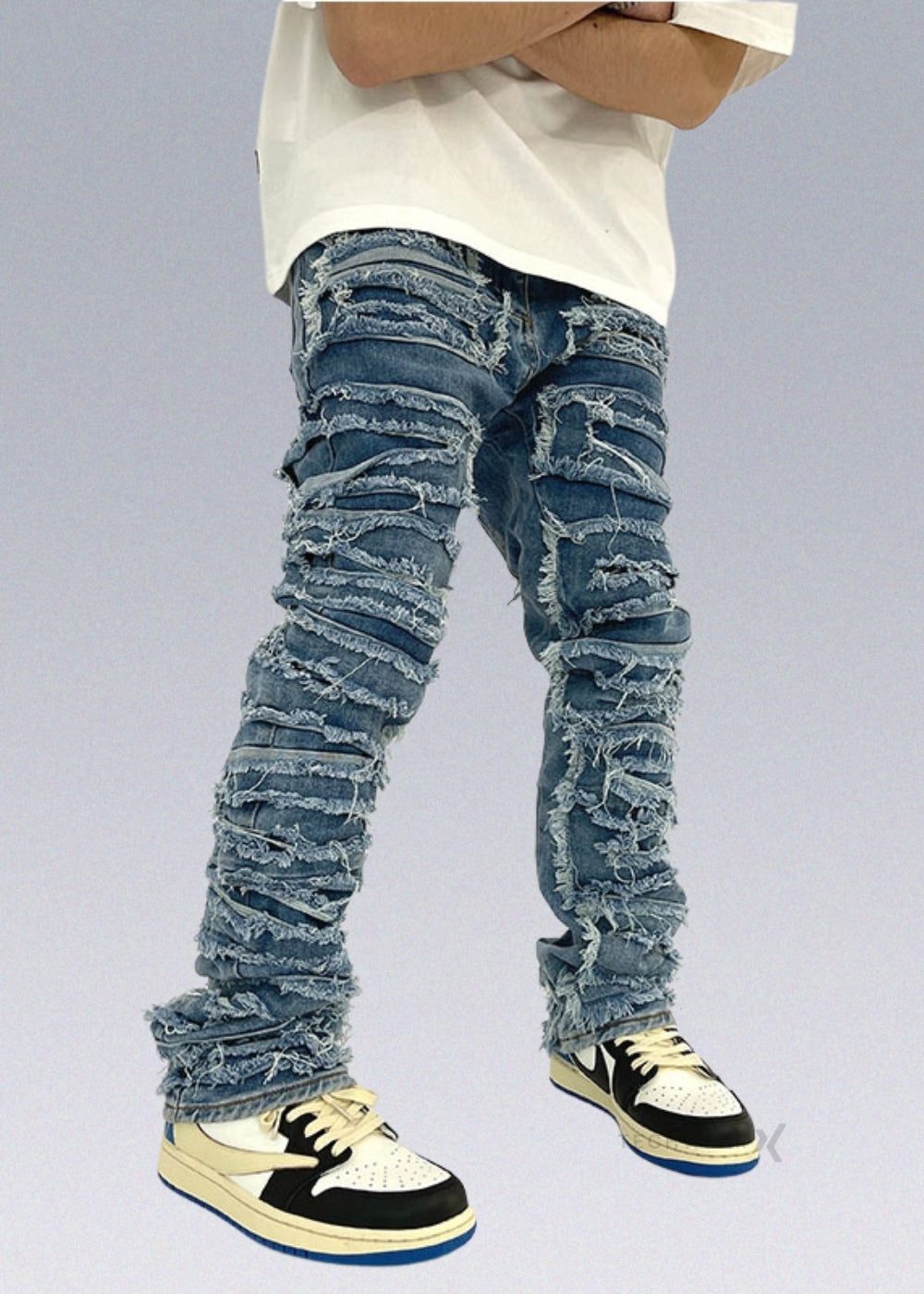 パンツ VALABASAS stacked 30 Valabasas Stacked Jeans - Techwear - X