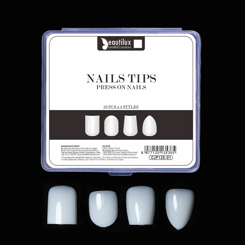 Press-on Nail Tips 120pcs | 4 shapes/ box