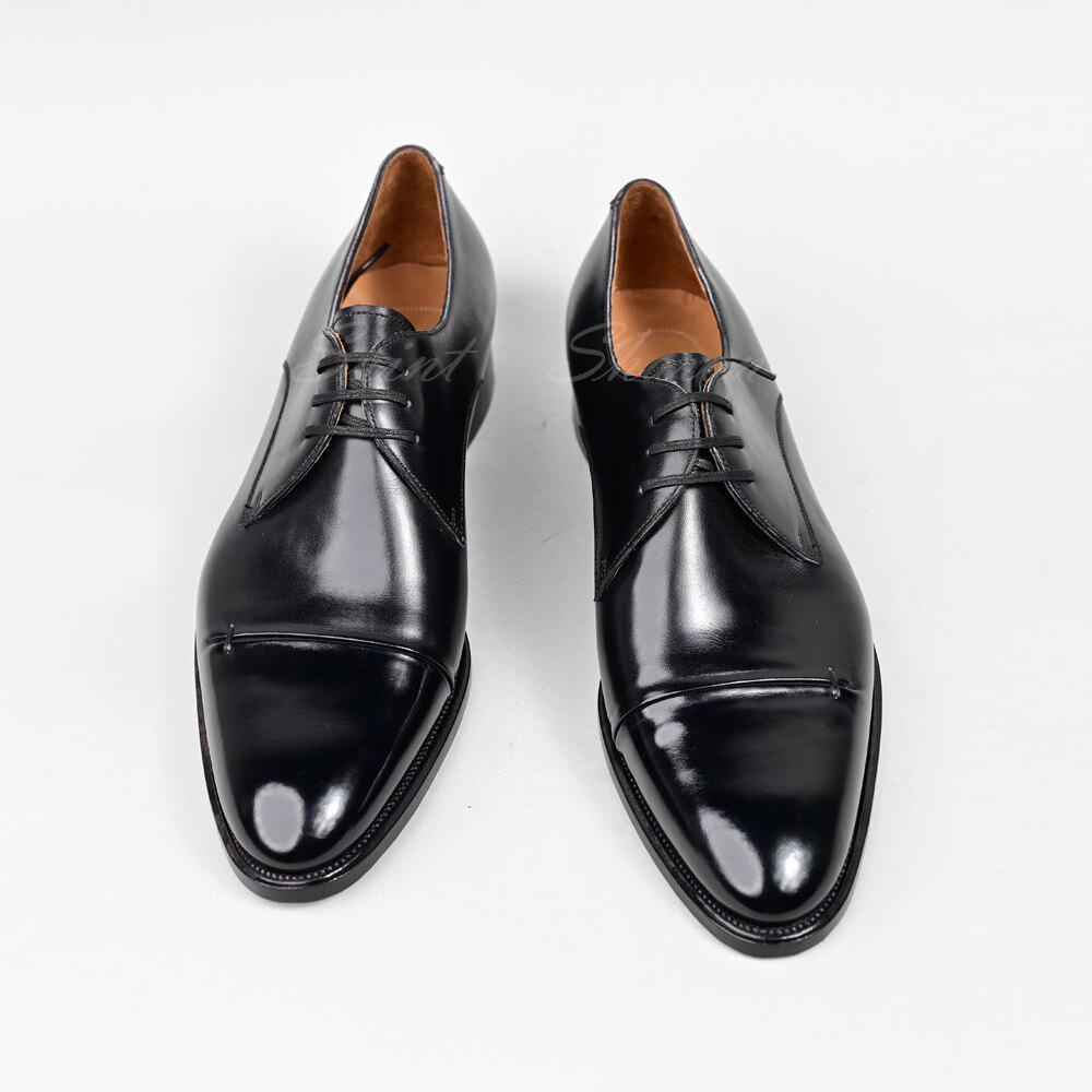 Men's Leather Shoes Derby Shoes Leather Banquet Shoes Wedding Leather Shoes