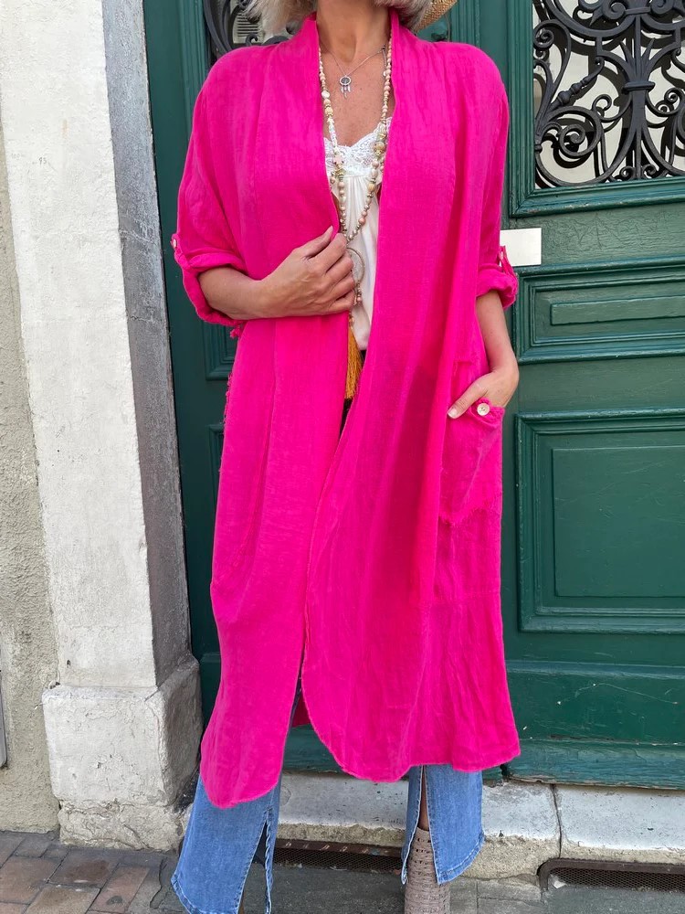 Plus Size Oversized cardigan long jacket
