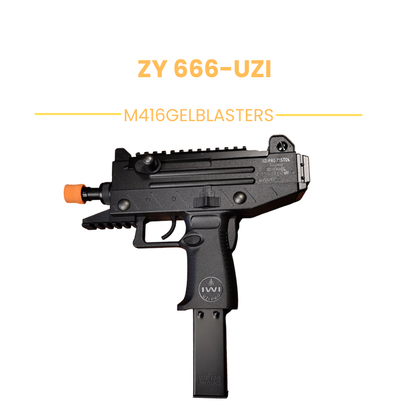 New ZY 666-UZI Gel Blaster – Realistic Blowback, Metal Build, High