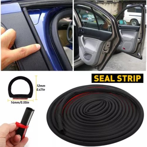 Dronehint 5m Auto Parts Car Door Seal Rubber Trim Trunk Edge Guard Strip D-Shape Universal (For: Acura) Parts