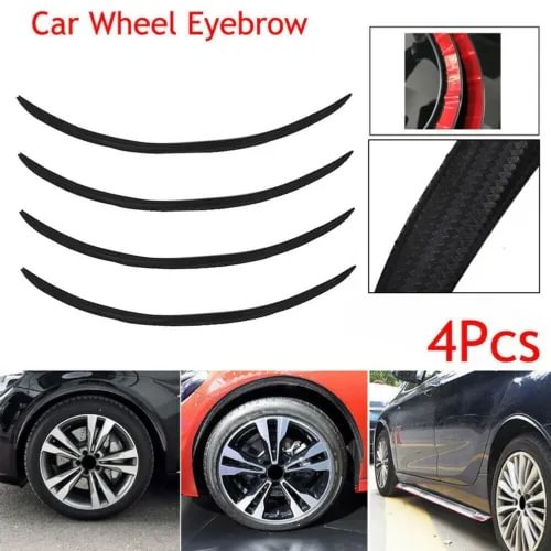Dronehint 4x/Set Car Wheel Eyebrow Arch Trim Lips Strip Fender Flare Protector Tool Parts (For: Acura) Parts