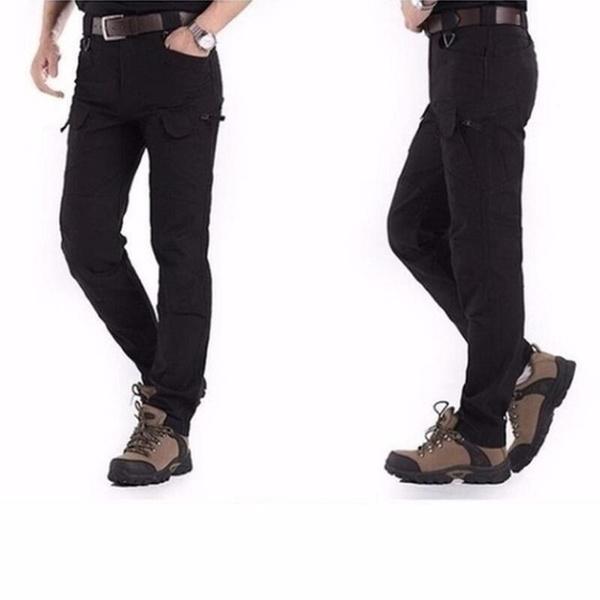 Men's Urban Tactical Trousers, Multi-pocket Trousers, Combat Outdoor Sports Hiking Trousers, Breathable Work Trousers, Military Trousers