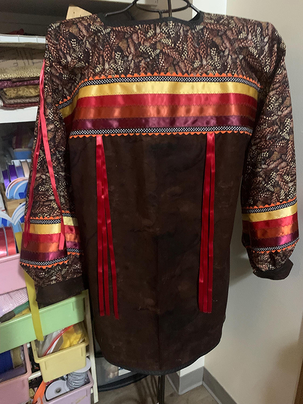Native American Women's Long Sleeve Ribbon Shirt