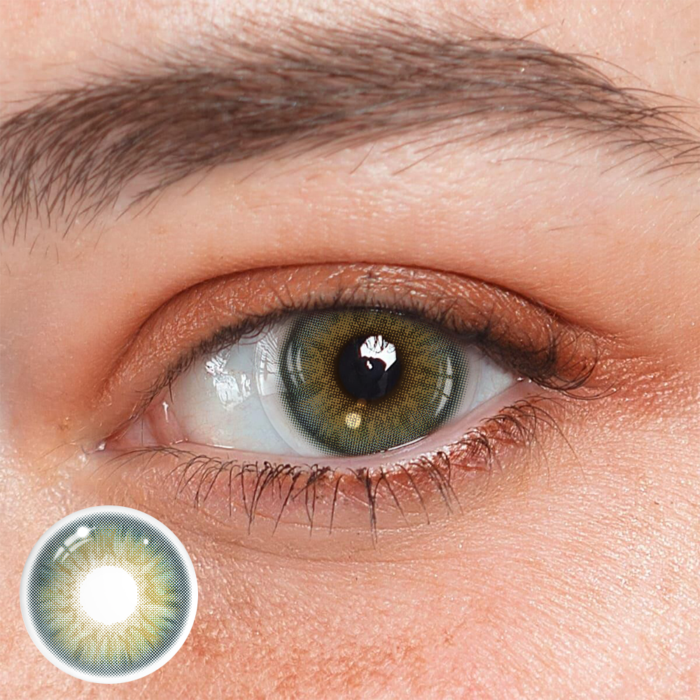 Lazuli Deep Green Coloured Contact Lenses