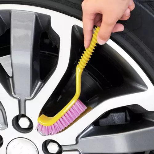 Dronehint Universal Car Parts Tire Wheel Rims Corner Detailing Cleaning Brush Tool w/ Hook (For: Acura) Parts