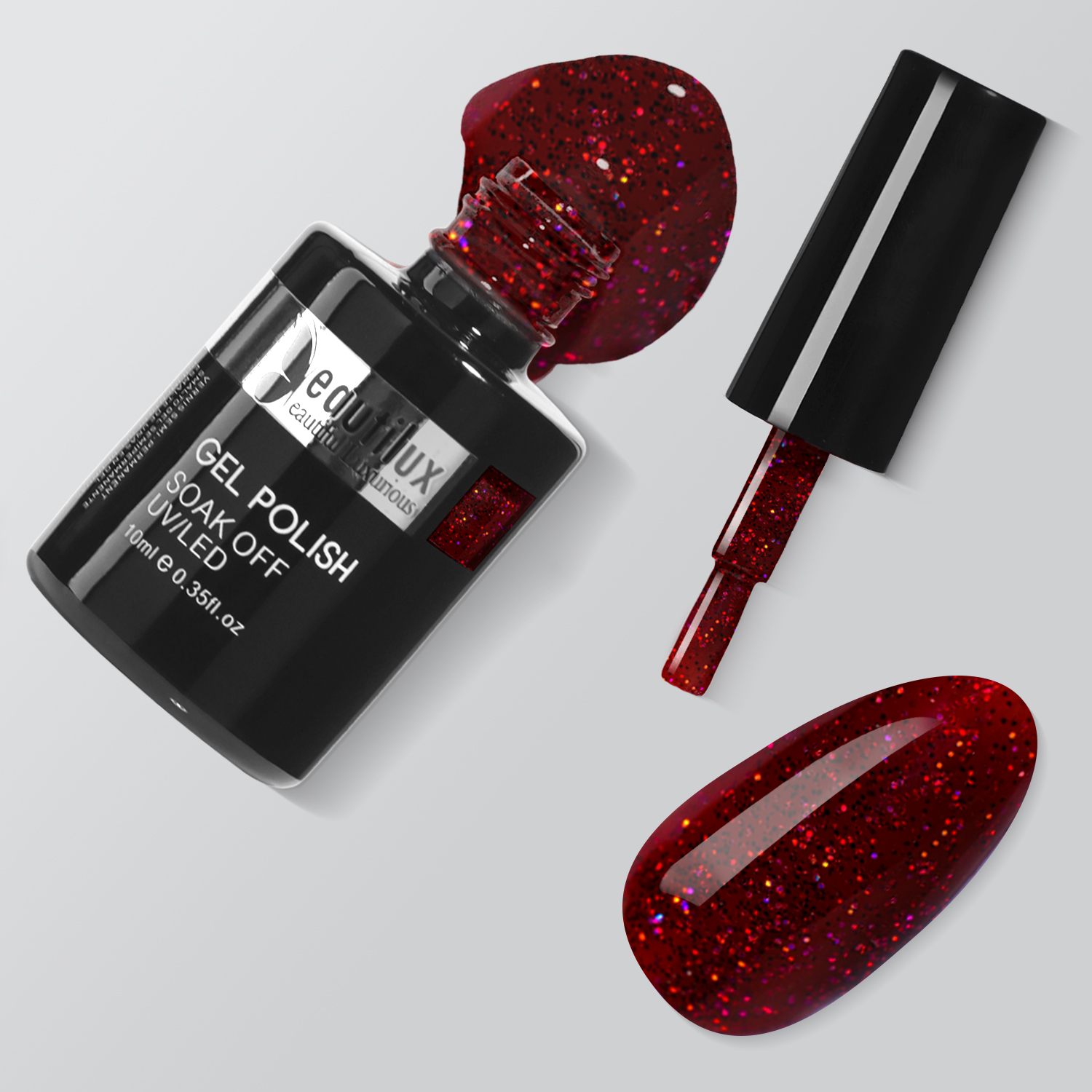 HEMA& TPO Free Nail Gel Polish Color 10ml Winter Collection-Bordeaux