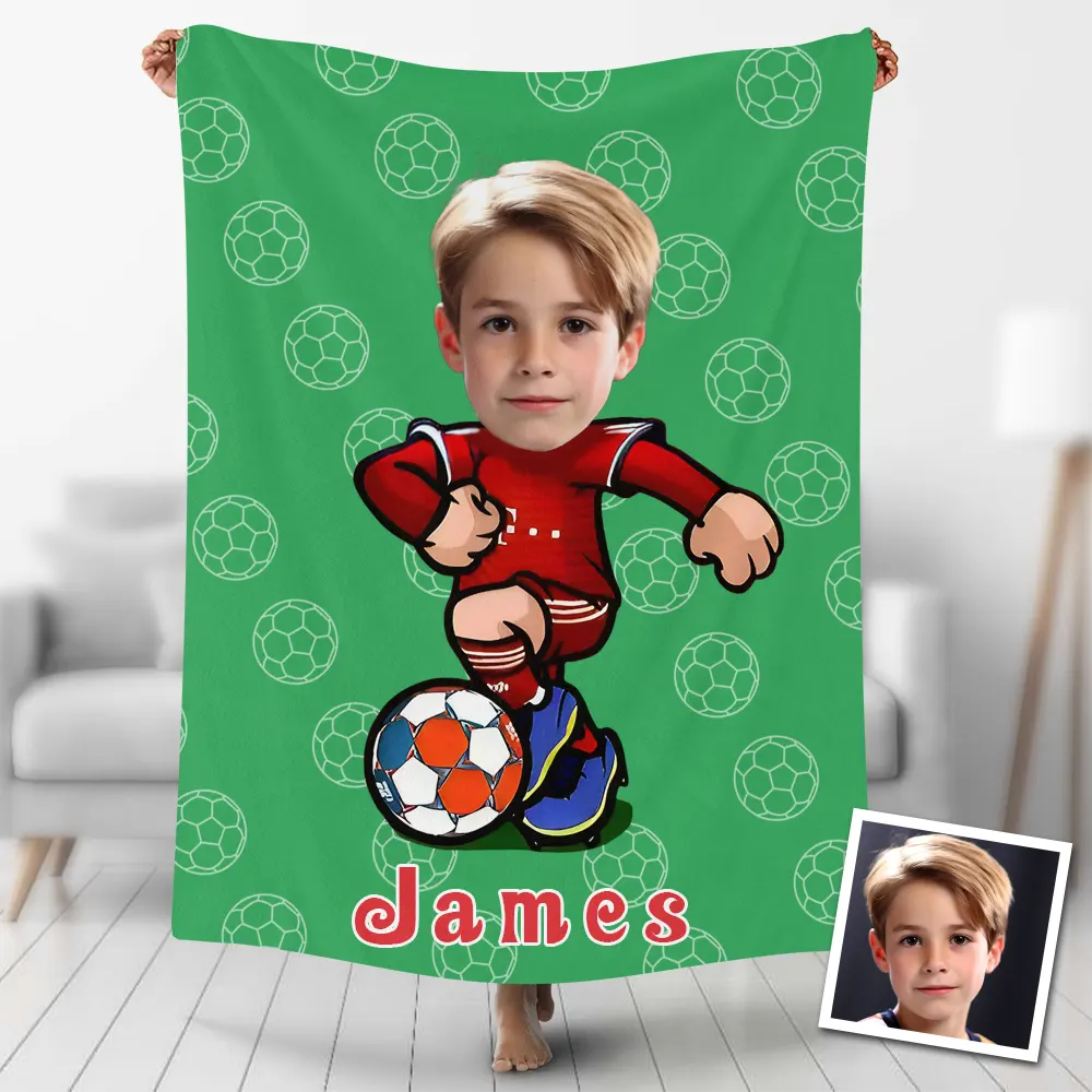 Custom Blankets Personalised Brazil Football Legend Football Blankets