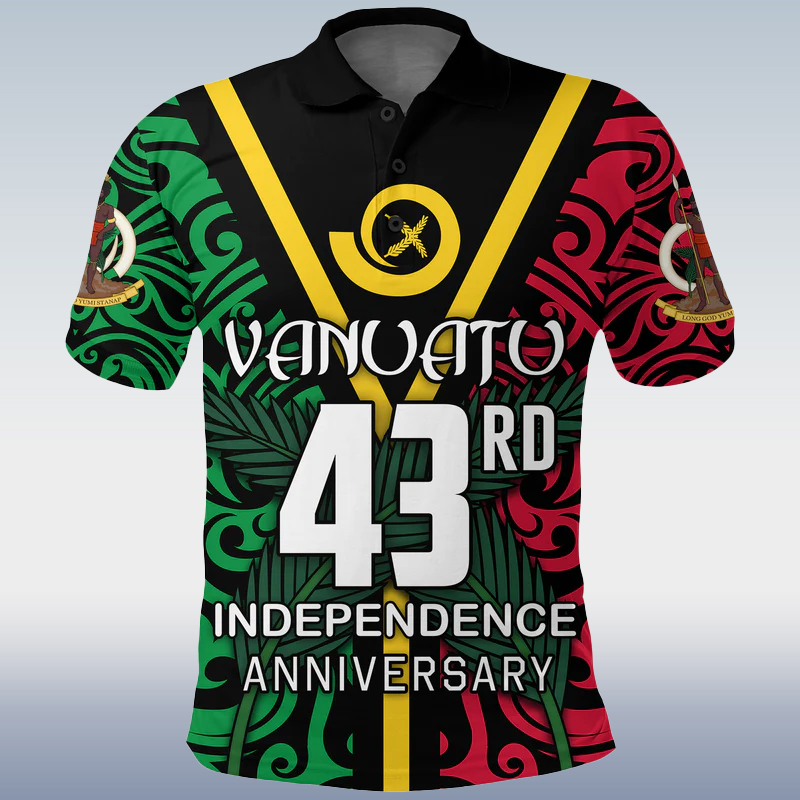 Vanuatu 43rd Independence Anniversary Polo Shirt