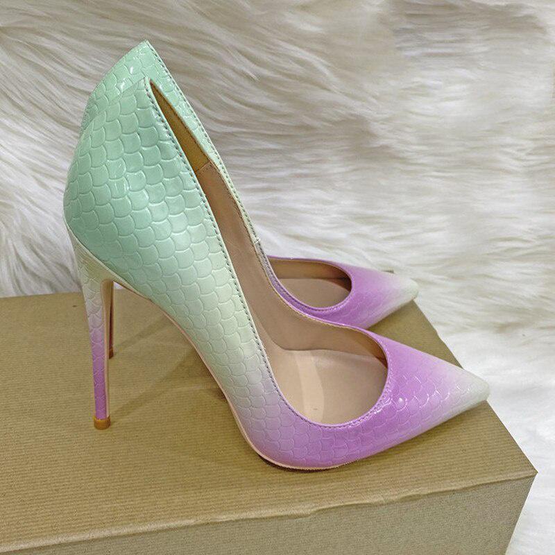 GOOSHOE 12cm Colorful Women's Shoes 33-45 Yards High Heels High Heels For Parties