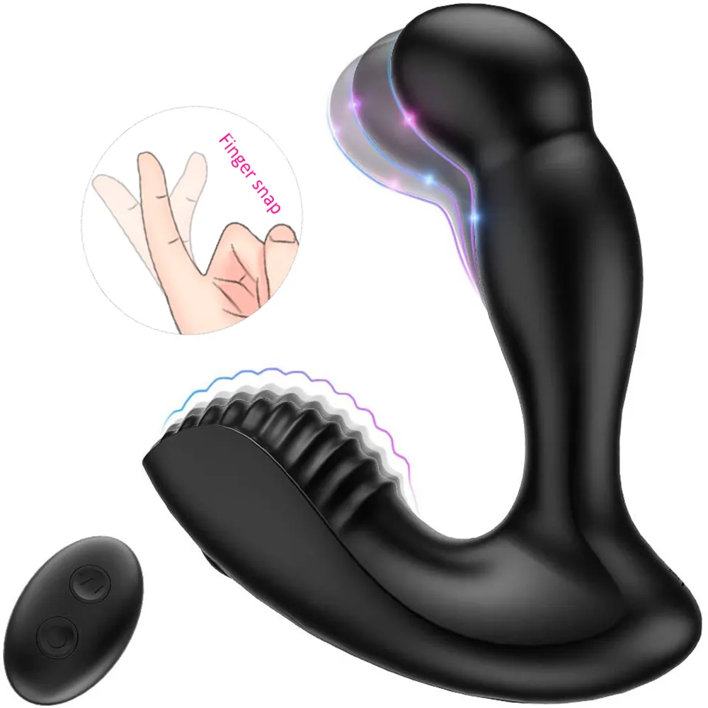Brian - Remote Control 3 in 1 Prostate Vibrator Toy with 5 Swing Motion  2x10Vibration Modes Prostate