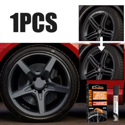 Dronehint Touch Up Pen Black Car Parts Wheel Rim Paint Scratch Repair Tool Kit Accessories (For: Acura) Parts