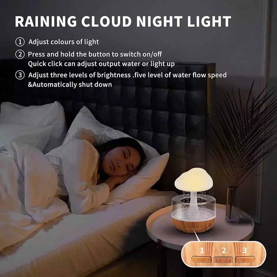 MUSHROOM RAIN CLOUD HUMIDIFIER