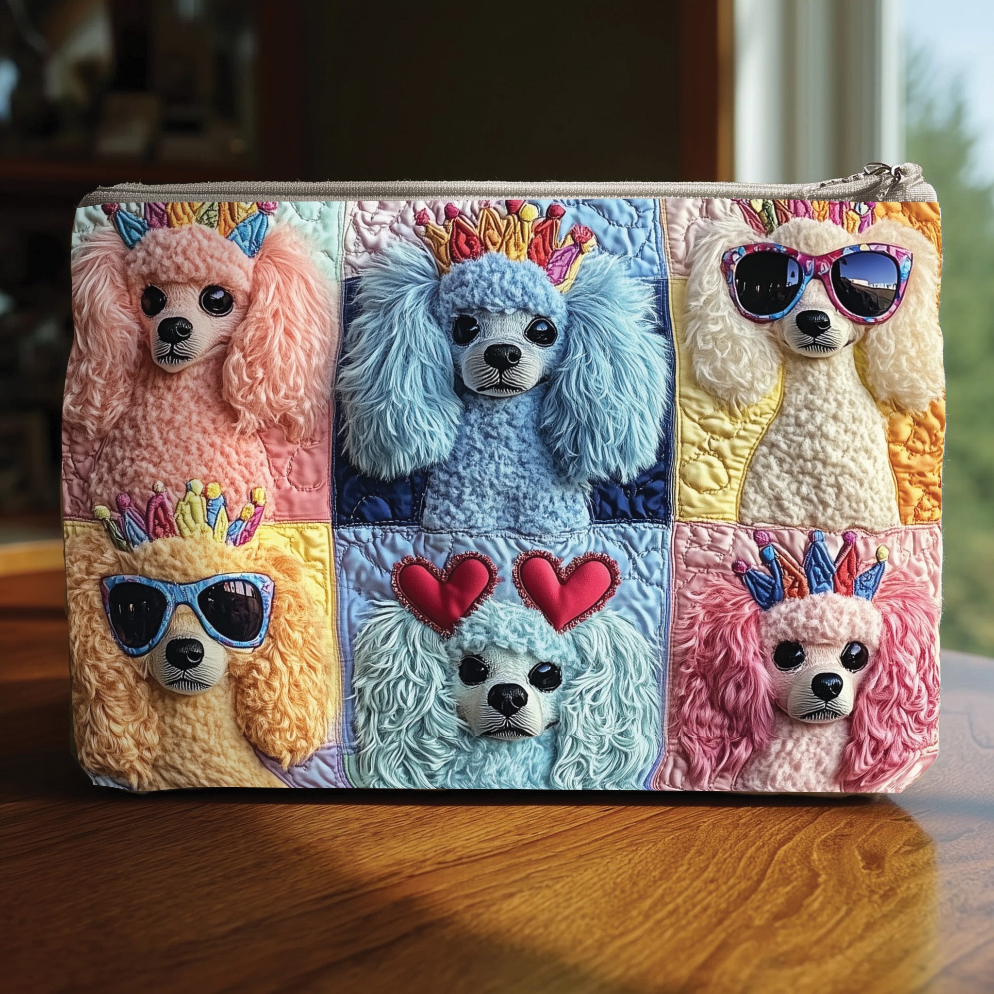 Poodle Quilted Purse GFTOTP10422
