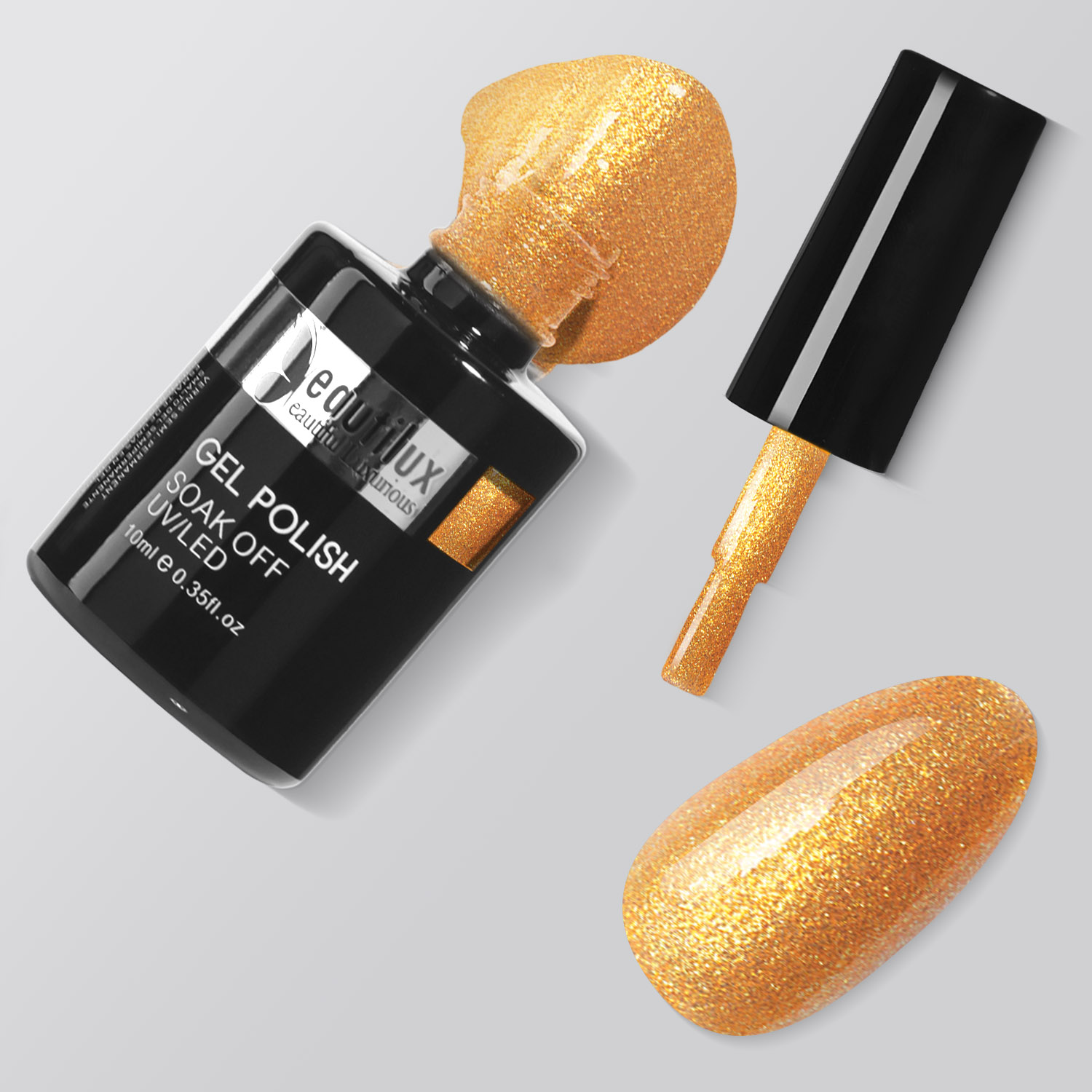 HEMA& TPO Free Nail Gel Polish Color 10ml Autumn Collection-Or