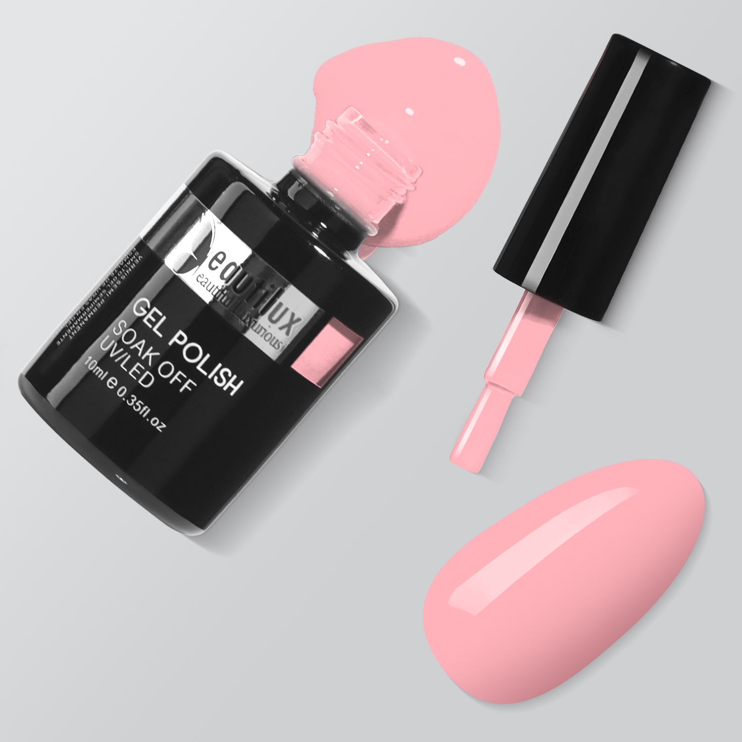 HEMA& TPO Free Nail Gel Polish Color 10ml Winter Collection-Porcelaine