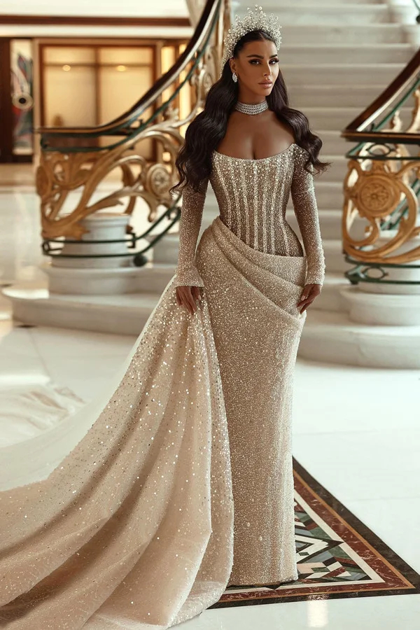 sachin and babi light blue dress Champagne Dresses on Black Girls main image 0