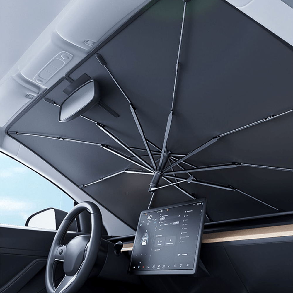 Windshield Sun Shade Umbrella for Tesla Model 3/Y/S/X - Tesery Official Store