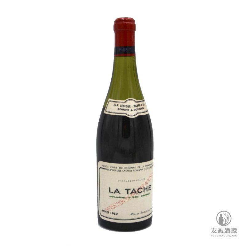 1952年 Romanée-Conti La Tâche 拉塔希特級園紅酒 友誠酒藏