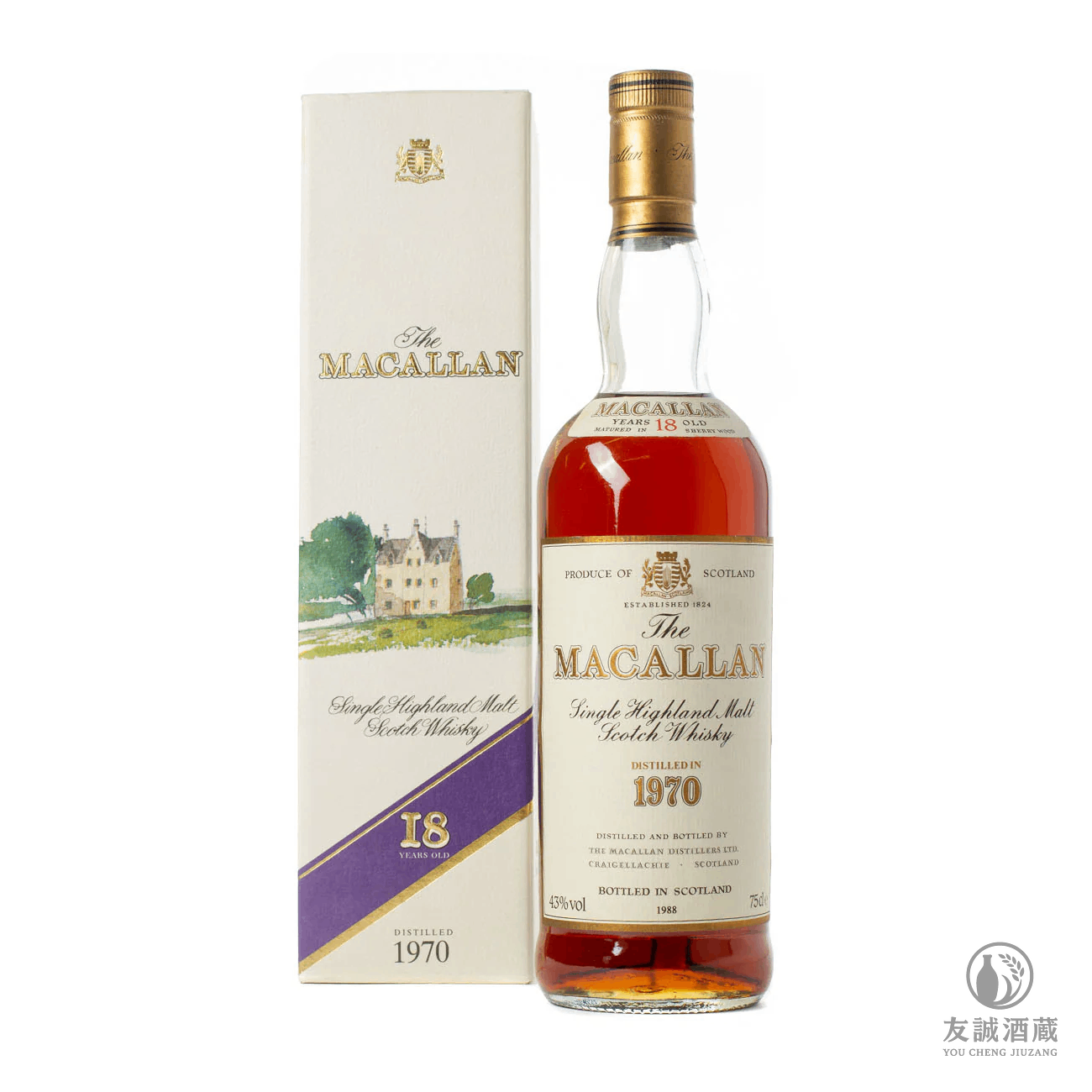 麥卡倫Macallan 1970 Special Selection 18 友誠酒藏