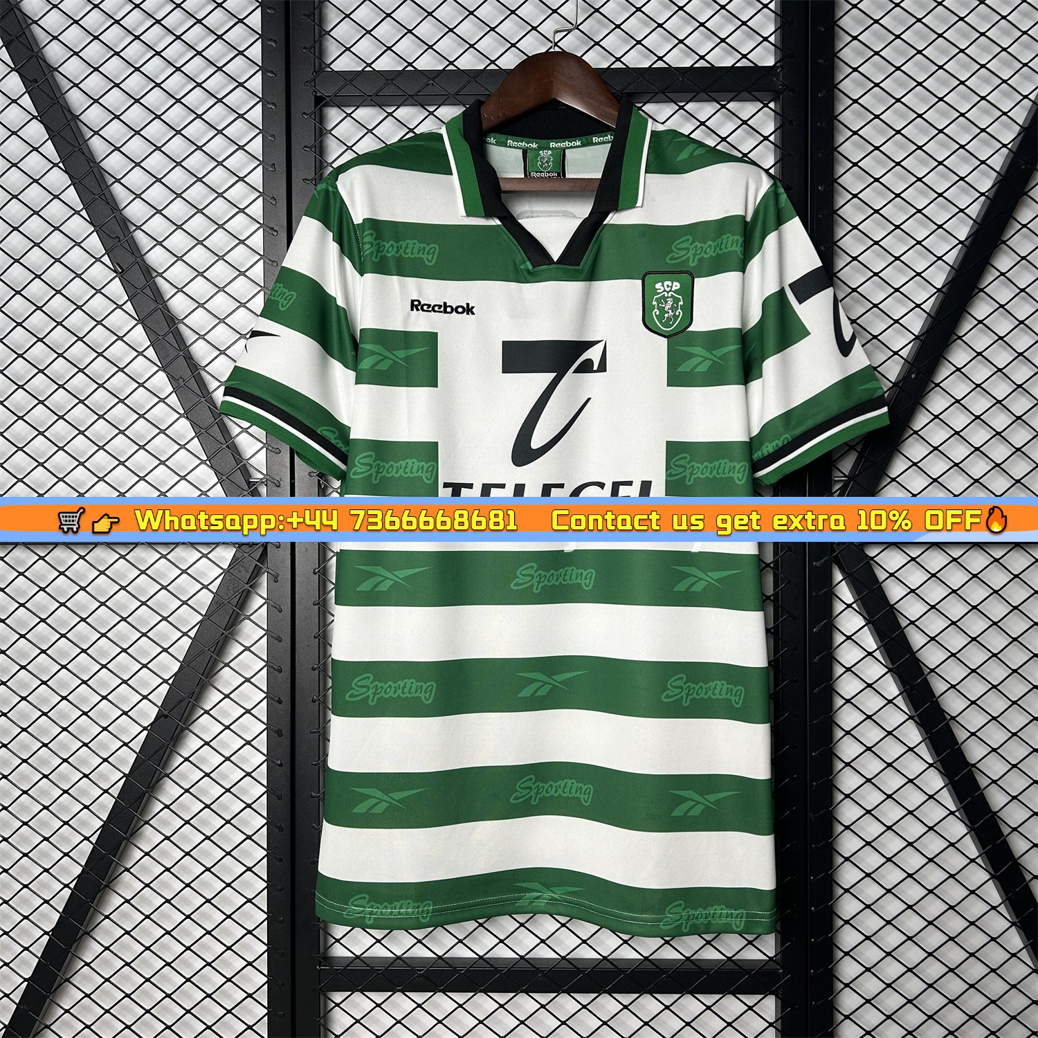 Retro Sporting CP 1999-00 Home Jersey